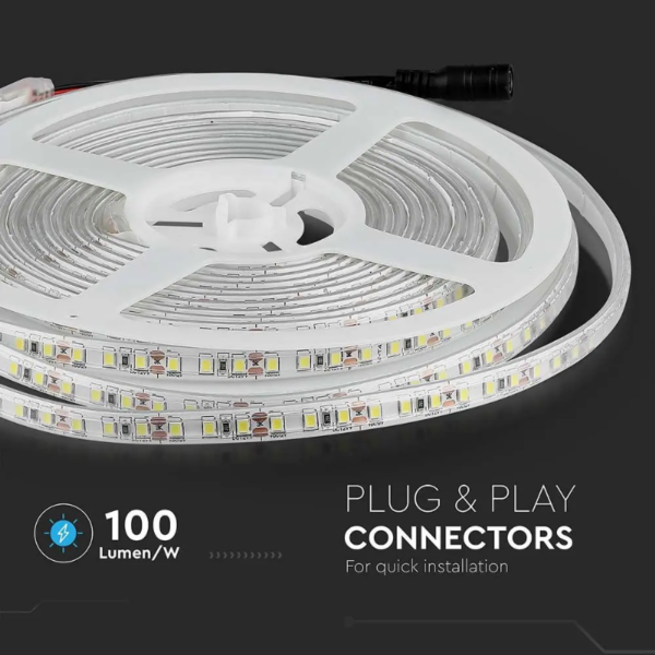 LED TRAKA 7,2W/M 3528-120LED/M 4500K IP65