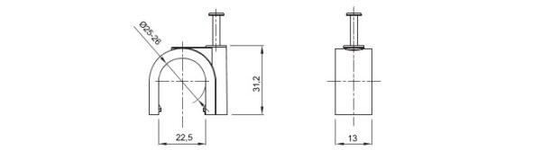 OBUJMICA S ČAVLIĆEM OBZ 25-26  GW50619