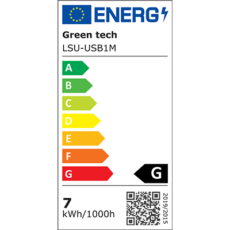 LED TRAKA GREEN TECH 1M USB+DALJINSKI,7,2W/m 5050,30 LED/m,RGB,IP20