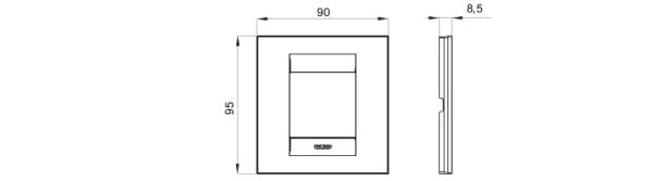 OKVIR CHORUS 2M CHORUS/GEO GW16422TB