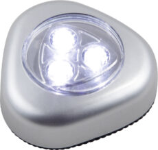 REFLEKTOR – PLASTIKA SREBRNA METALIK 3XAAA 1.5V