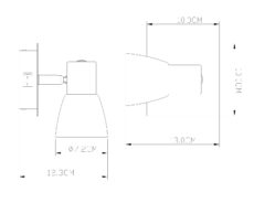 REFLEKTORI – METALNI NIKL MAT 1XE14 PARRY