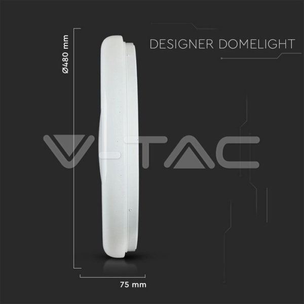 LED STROPNA LAMPA S DALJINSKIM UPRAVLJAČEM 60W 3U1 DIMABILNA