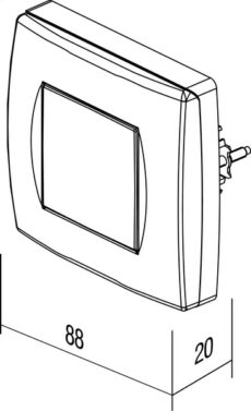 PODŽ.POSTOLJE CUBO IP55 PW 2M