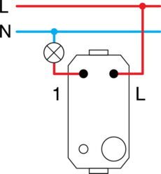 TIPKALO 1POL 16A 250V~ 1M BEZ TIPKE