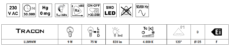 UGRADBENI LED SVJETLEĆI MODUL 230 VAC, 9 W, 4000 K, 820 lm, EEI=F