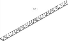 SABIRNICA, 1P, VILIČASTA, OKOMITA, 16MM? (80A)|17.8MM|1M