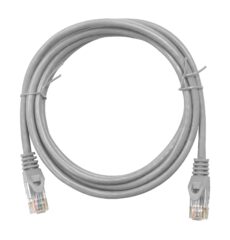 PRESPOJNI KABEL RJ45 CAT.5E NEOKLOPLJEN, PVC,SIVI,1.0M