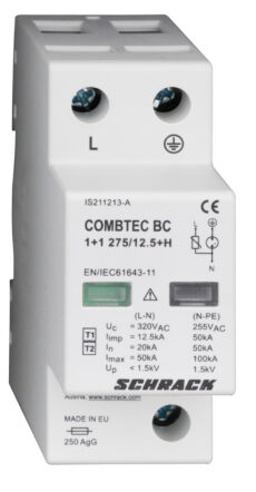 ODVODNIK PRENAPONA COMBTEC BC 1+1 275/12,5+H