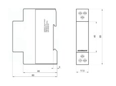 INSTALACIJSKI SKLOPNIK 20A | 2 N/O | 230V AC