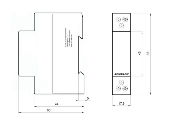 INSTALACIJSKI SKLOPNIK 20A | 2 N/O | 230V AC