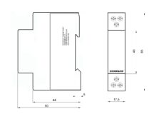 INSTALACIJSKI SKLOPNIK 20A | 1 N/O + 1 N/C | 230V AC