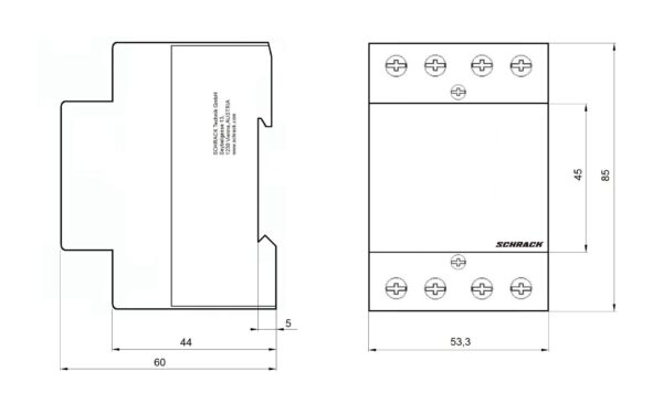 INSTALACIJSKI SKLOPNIK 40A | 4 N/O | 230V AC