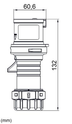 INDUSTRIJSKI UTIKAČ, 5P, 16A, 400V, IP44 VIJČANE STEZ