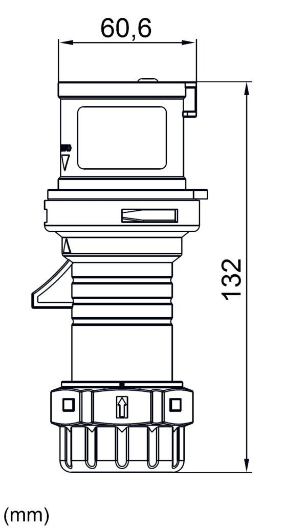 INDUSTRIJSKI UTIKAČ, 5P, 16A, 400V, IP44 VIJČANE STEZ