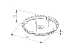 POKLOPAC ZAŠTITNI ZA KUTIJU FI 60