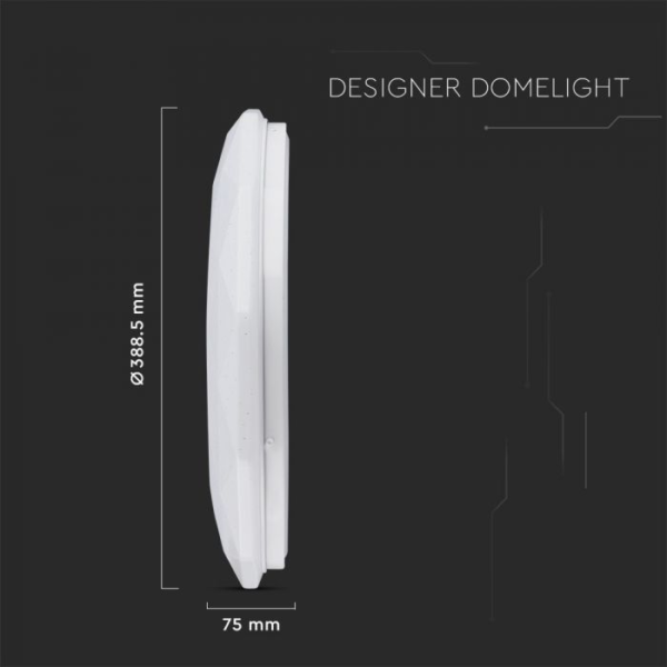 LED STROPNA LAMPA S DALJINSKIM UPRAVLJAČEM 40W 3u1 DIMABILNA