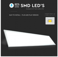 LED Panel 29W 1200x300mm 137Lm/W 4500K