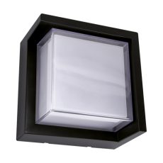 VANJSKA ZIDNA SVJETILJKA, 12W, 4000K, TEKLA, IP54, CRNA