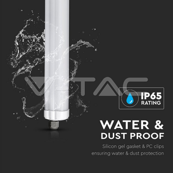 36W vodonepropusna lampa 120cm 4500K 120lm/W