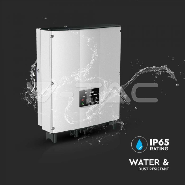 V-TAC Jednofazni fotonaponski pretvarač On-Grid 3KW (3000W) Jamstvo 5 godina IP66