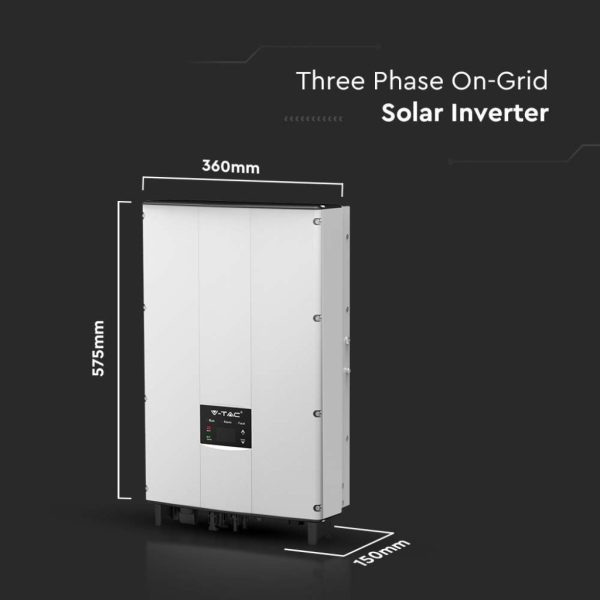 V-TAC Trofazni fotonaponski pretvarač On-Grid 10KW (10000W) Jamstvo 5 godina IP66
