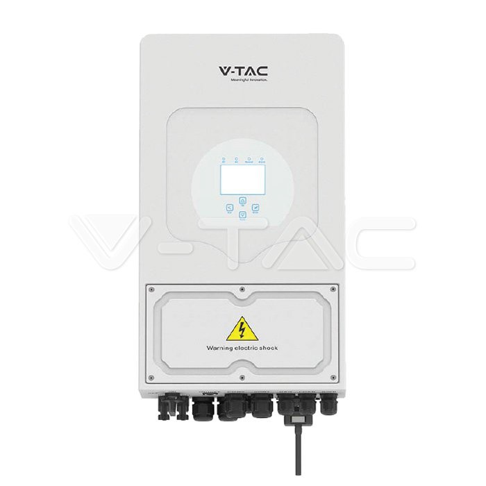 V-TAC jednofazni hibridni fotonaponski pretvarač On-Grid/Off Grid 6KW IP65