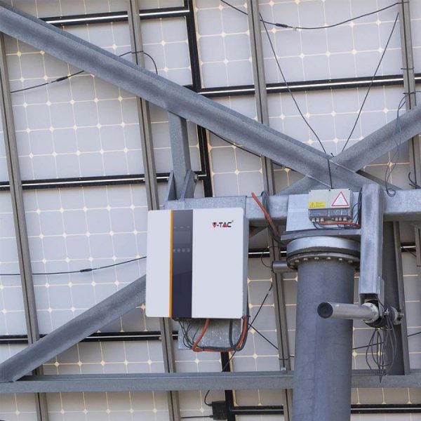 V-TAC Jednofazni hibridni fotonaponski pretvarač On-Grid/Off-Grid 5KW (5000W) IP65, CT i spojni pribor