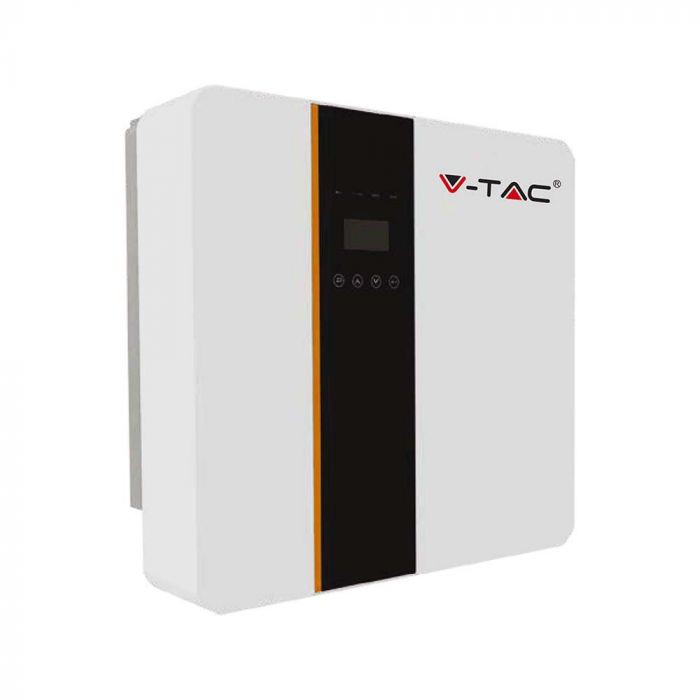 V-TAC Jednofazni hibridni fotonaponski pretvarač On-Grid/Off-Grid 5KW (5000W) IP65, CT i spojni pribor