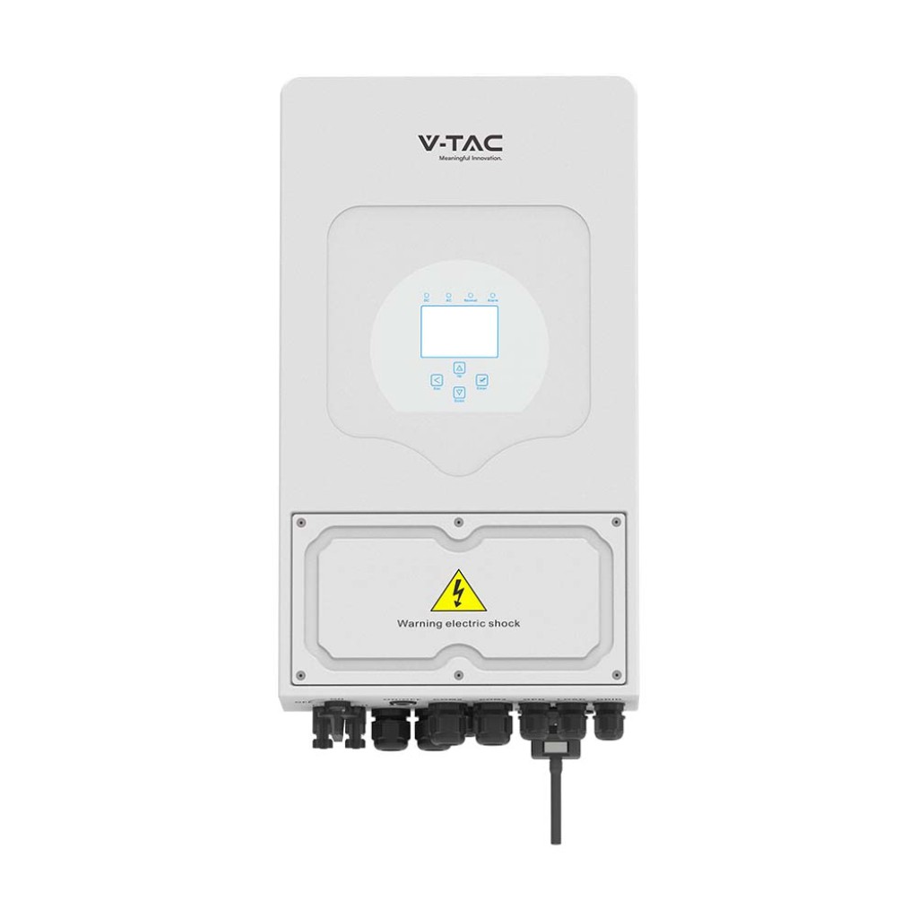 V-TAC Jednofazni hibridni fotonaponski pretvarač On-Grid/Off-Grid 5KW (5000W) EU Specifikacija