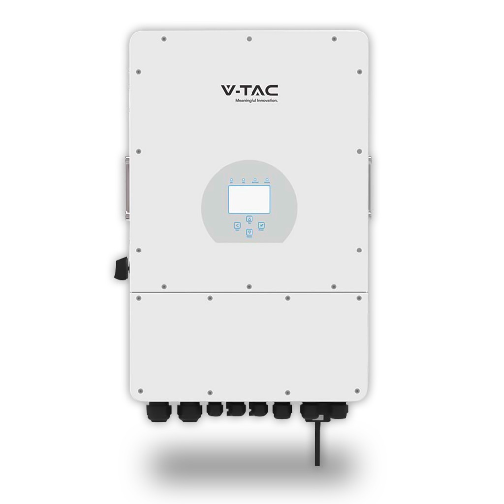 V-TAC Trofazni hibridni fotonaponski pretvarač 12KW (12000W) 380VAC Jamstvo 5 godina
