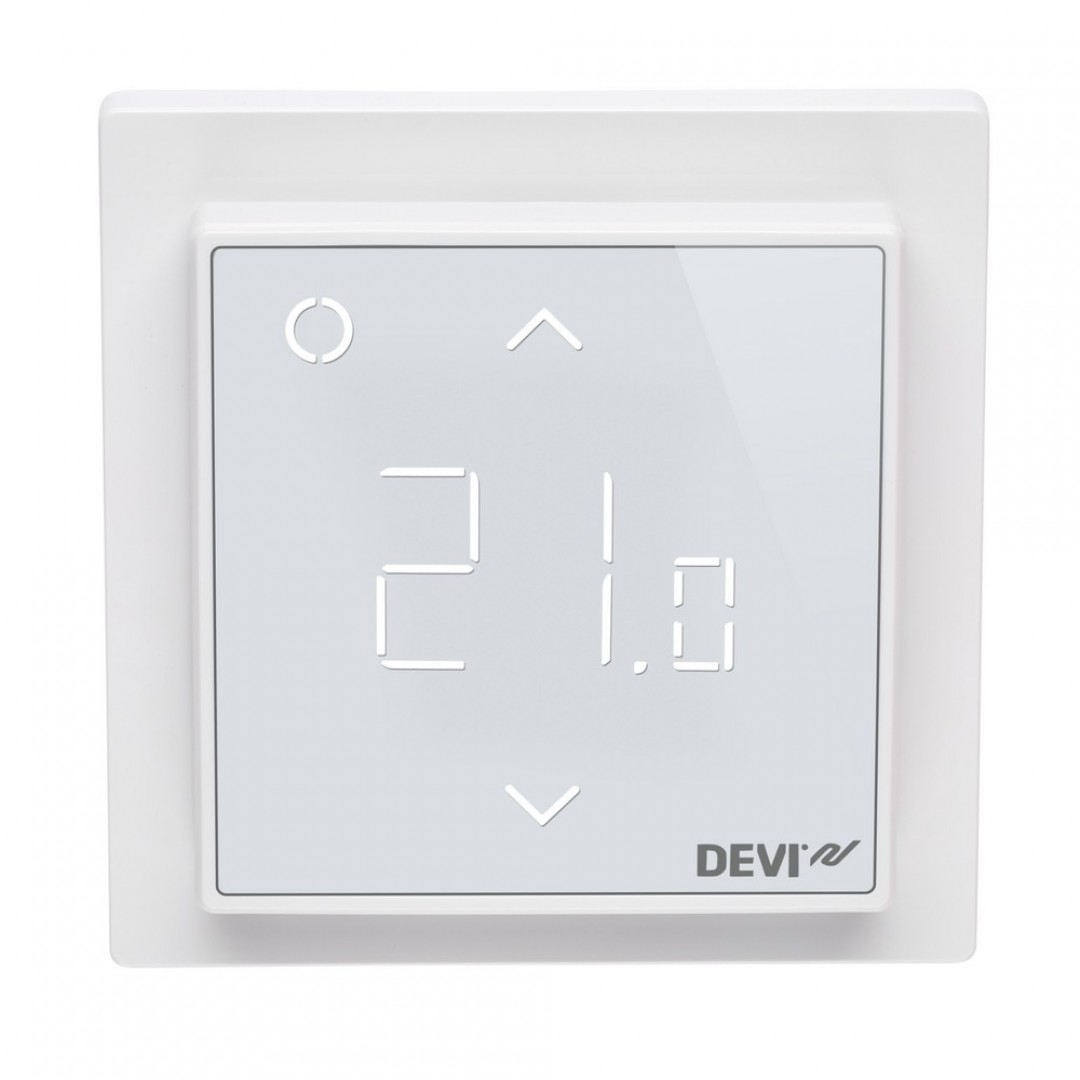 TERMOSTAT S PODNIM+PROSTIRNIM SENZOROM POLAR W – PODŽBUKNI – DEVIREG SMART – 16A – DEVI