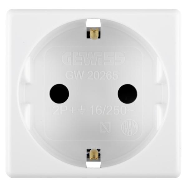 UTIČNICA GEWISS SYSTEM GW20265 16A 250V BIJELA