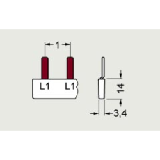 PIN SABIRNICA 12 X 1P SIEMENS 10MM