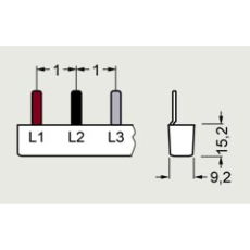 PIN SABIRNICA 4 X 3P SIEMENS 10MM