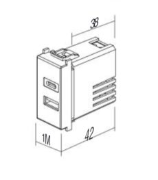 TEM MODUL USB PUNJAČ 5V 3A PD 20W 1M AT