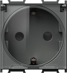 TEM MODUL UTIČNICA S PROZIRNIM POKLOPCEM 2M AT VM11AT-U