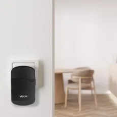 KINETIČKO ZVONO ZA VRATA BEŽIČNO 110-240V, CRNO