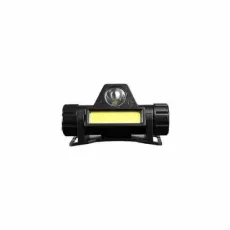 NAGLAVNA SVJETILJKA 1W COB + 1W 1200MAH CRNA IP20
