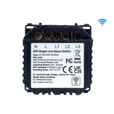 ELEKTRO SMART WI-FI MODUL S KONDENZATOROM ZA DVOSTRUKI IZMJENIČNI PREKIDAČ NA DODIR BEZ NEUTRALNOG VODIČA – 600W