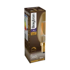 ŽARULJA LED, 4W, E14, 2200K, DIMABILNA, FILAMENT