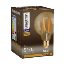 ŽARULJA LED, 6W, E27, 2200K, FILAMENT