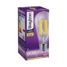 ŽARULJA LED, 7W, E27, 2700K, FILAMENT