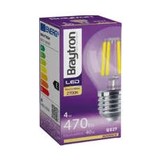 ŽARULJA LED, 4W, E27, 2700K, FILAMENT