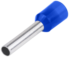 IZOLIRANA ZAVRŠNA ČAHURA, POKOSIT.BAKAR, PLAVA 2,5MM2, L=19,2MM