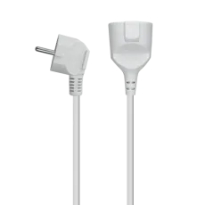 PRODUŽNI KABEL M/Ž 1,5mm2, 1,5m, BIJELI