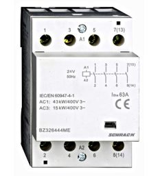INSTALACIJSKI SKLOPNIK 63A| 1 N/O + 1 N/C | 230V AC