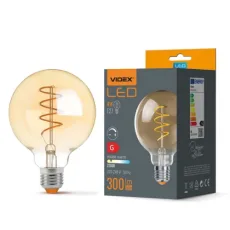 ŽARULJA LED, 4W, E27, 2200K, FILAMENT, VIDEX